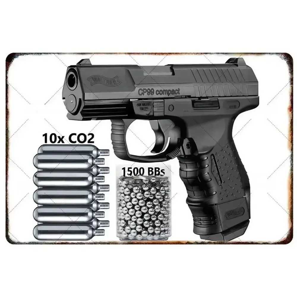 Gun Shooting Arcade - Letreros Metálicos Decorativos 2D con Diseño