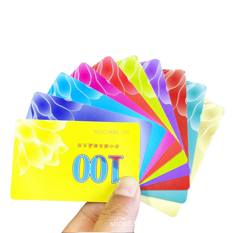 Arcade Card Vending Machine - 50 Piezas de Fichas de PVC