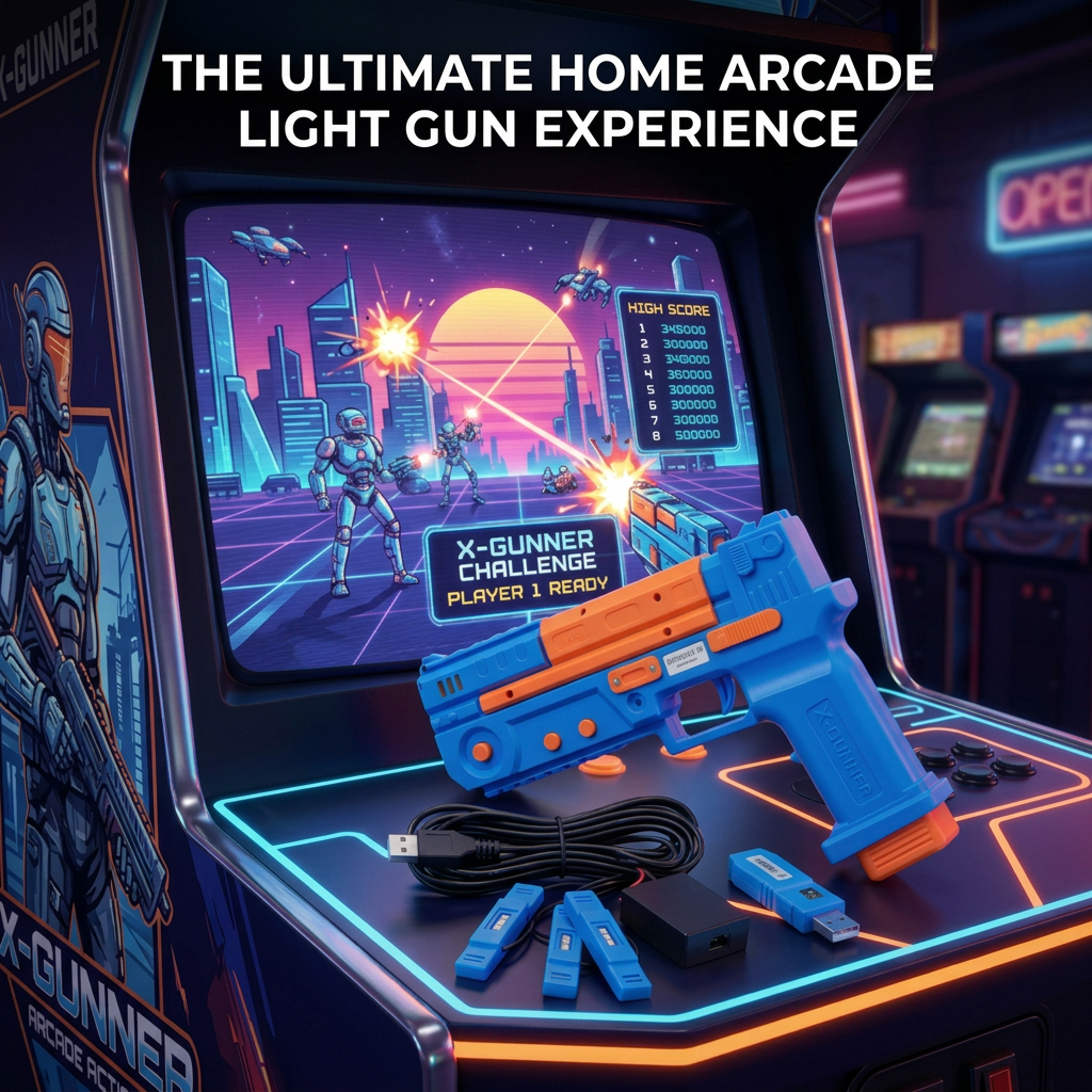 Gun Shooting Arcade - Controlador de Pistola de Luz Inalámbrico