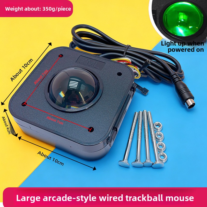Trackball Controller Arcade - Accesorios para Juegos de Arcade, Ratón