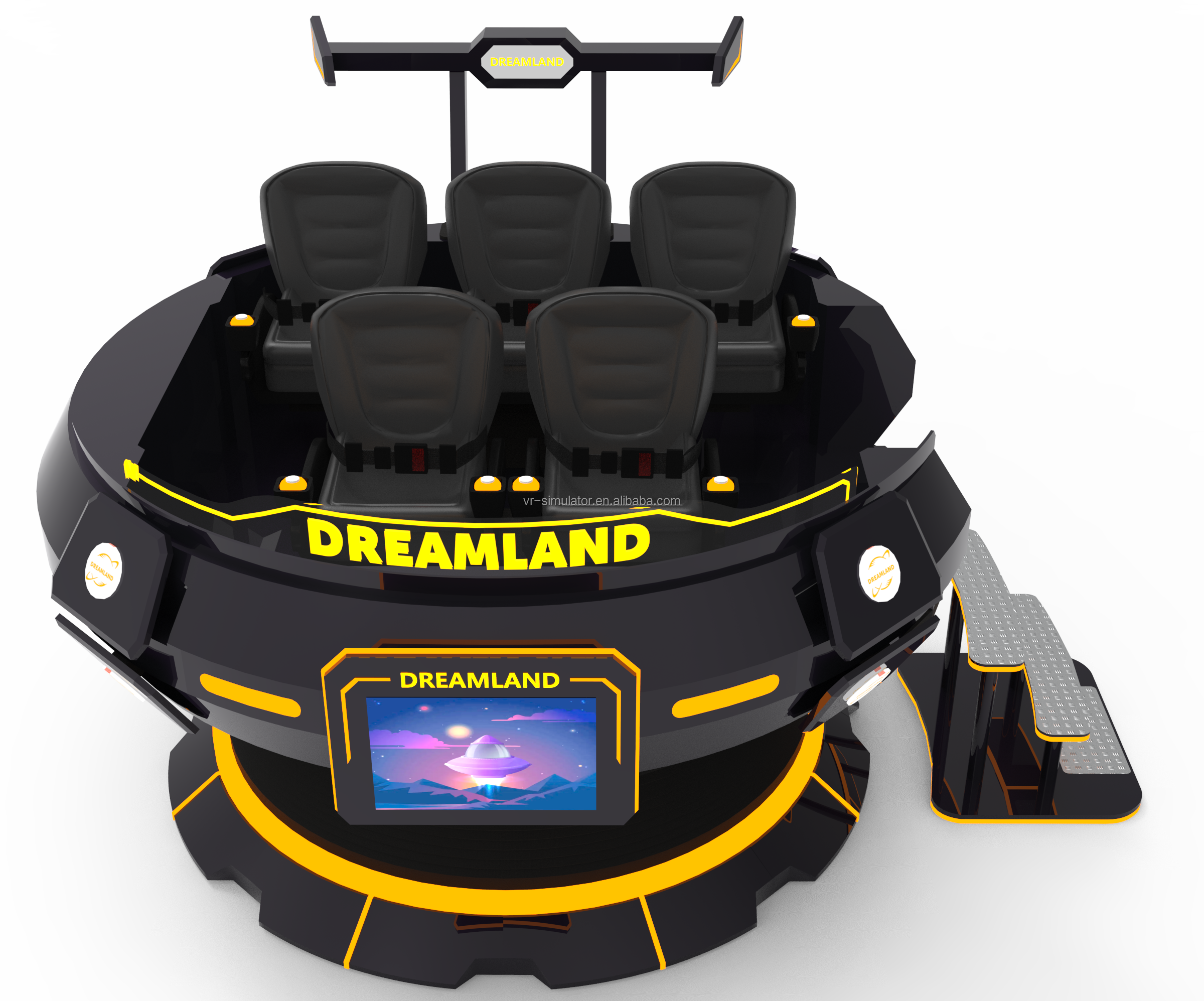 9D Vr Simulator - Dreamland 9d Vr Gafas Cabina Simulador