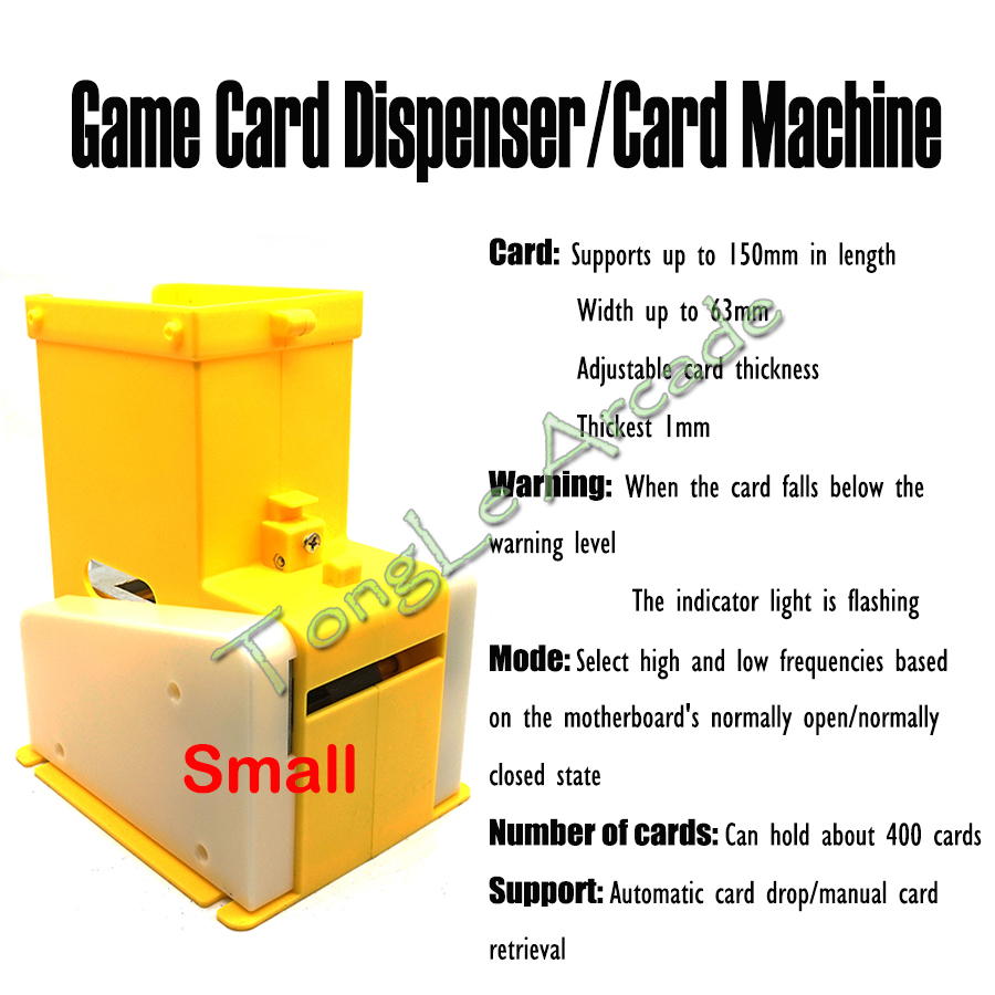 Arcade Card Vending Machine - Dispensador de Tarjetas Operado con Monedas,