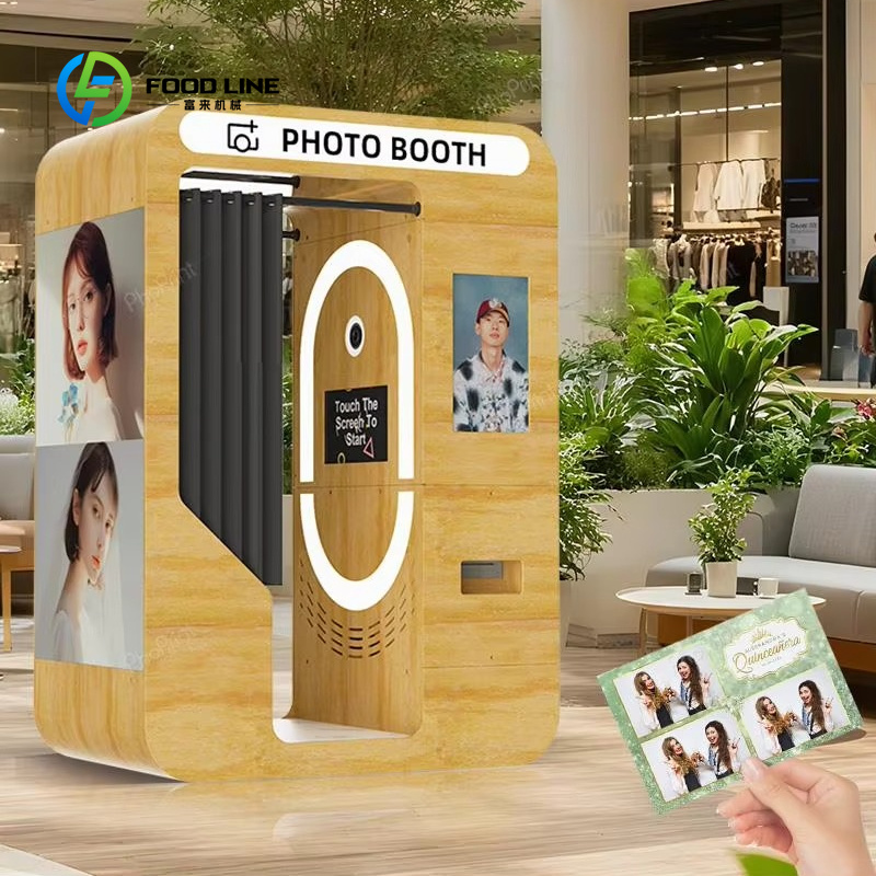 Photo Booth Machine - Cabina de Fotos Portátil Personalizada de