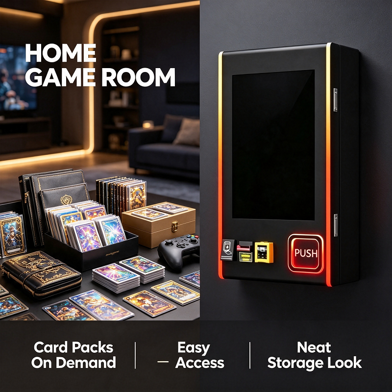 Arcade Card Vending Machine - Máquina Expendedora de Pared, Dispensador de