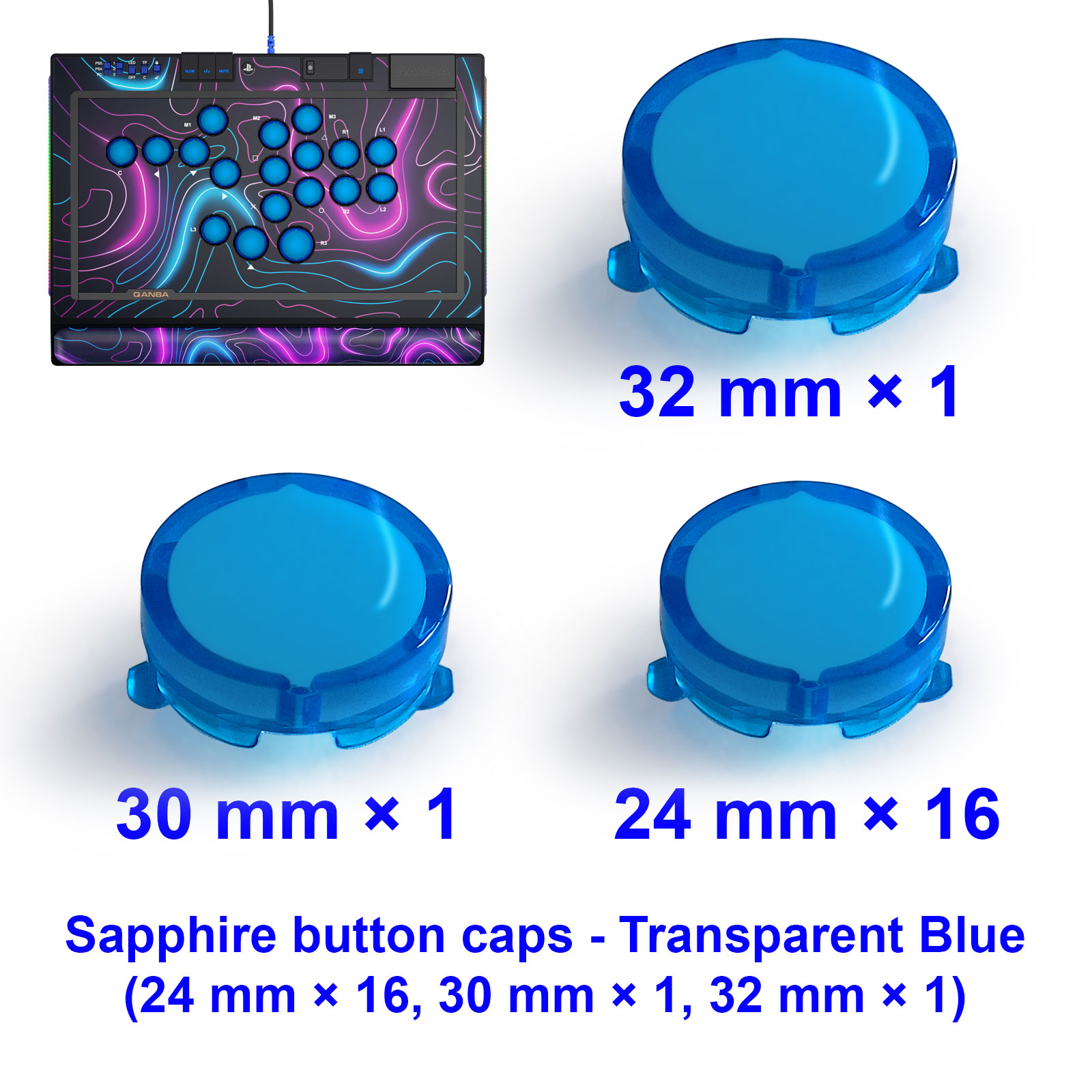 QANBA SAPPHIRE S1 - Juego de T - Joystick Arcade Parts reseña y precio