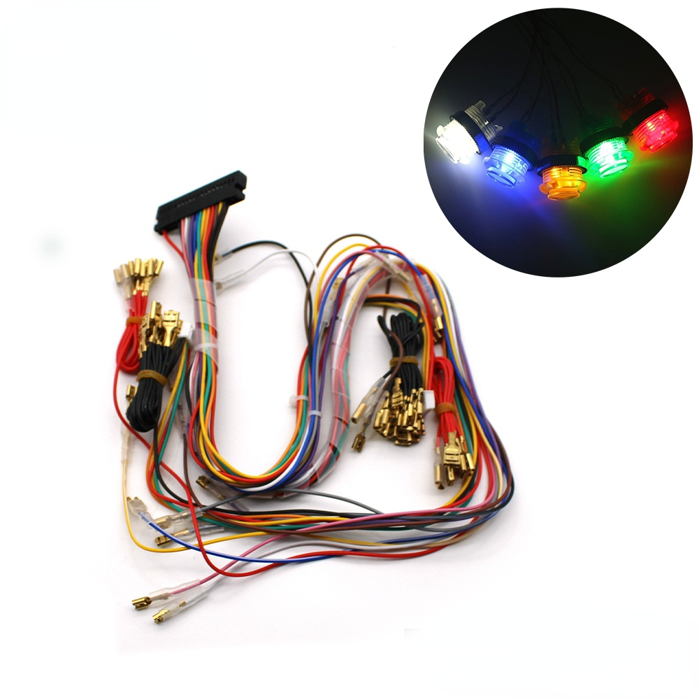 Cableado de 40 pines para máqu - Arcade Button Pcb reseña y precio