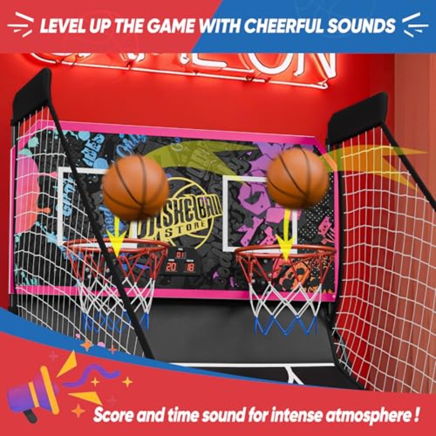 Juego de baloncesto electrónic - Arcade Games & Vending Co reseña y precio