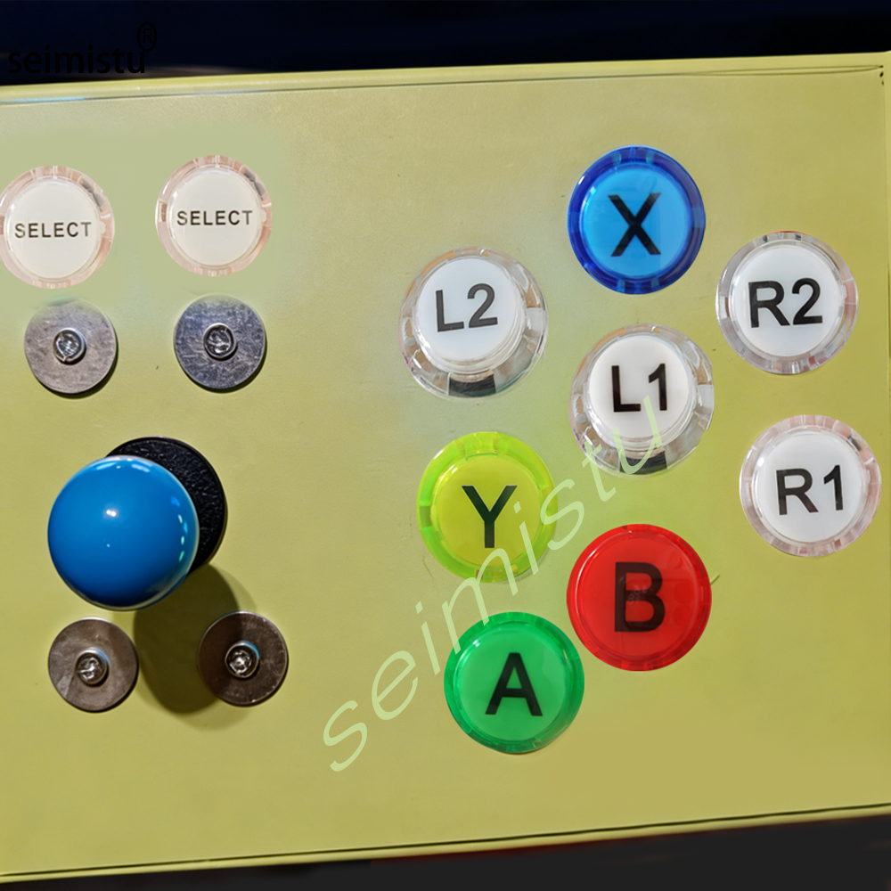 1 botón pulsador transparente  - Arcade Game Jackpot reseña y precio