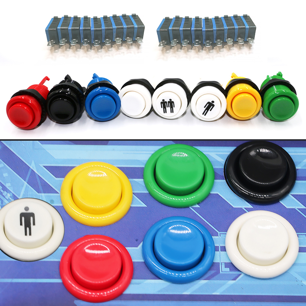 8 Uds estilo Happ botón tuerca - Joystick Arcade Parts reseña y precio