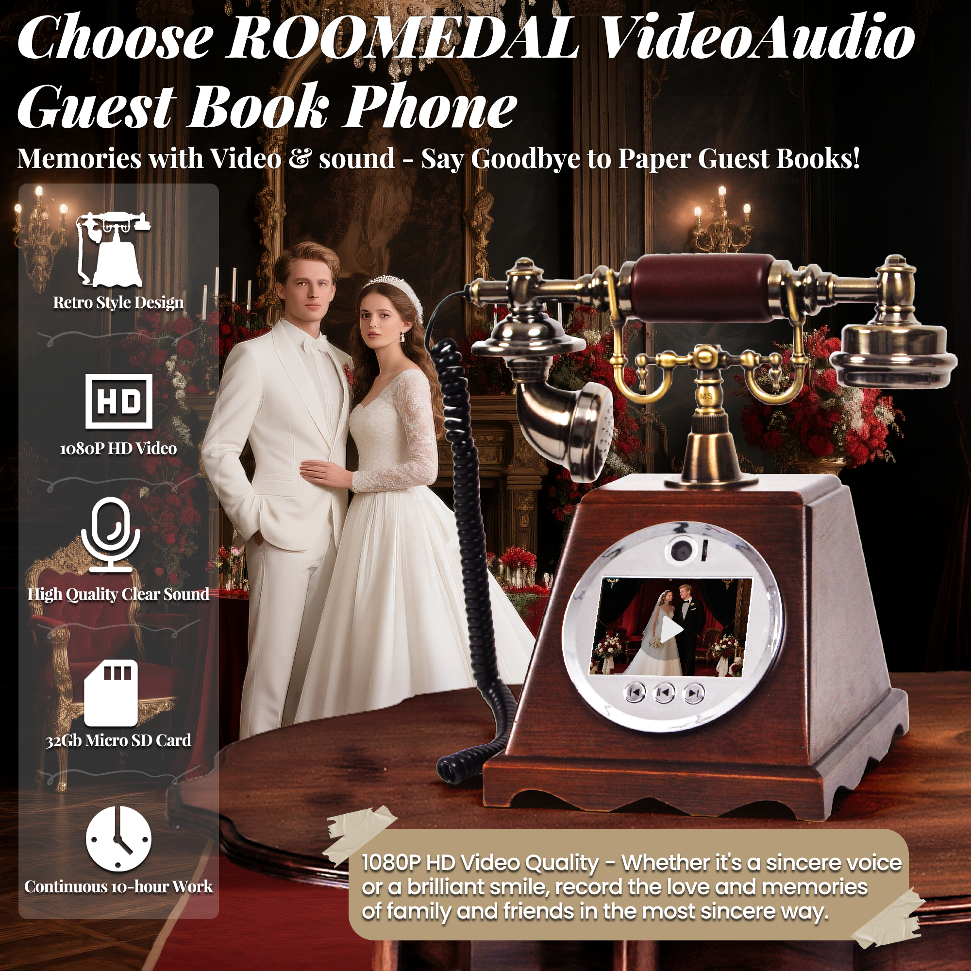 Nuevo Teléfono Antiguo de Made - Photo Booth Machine reseña y precio