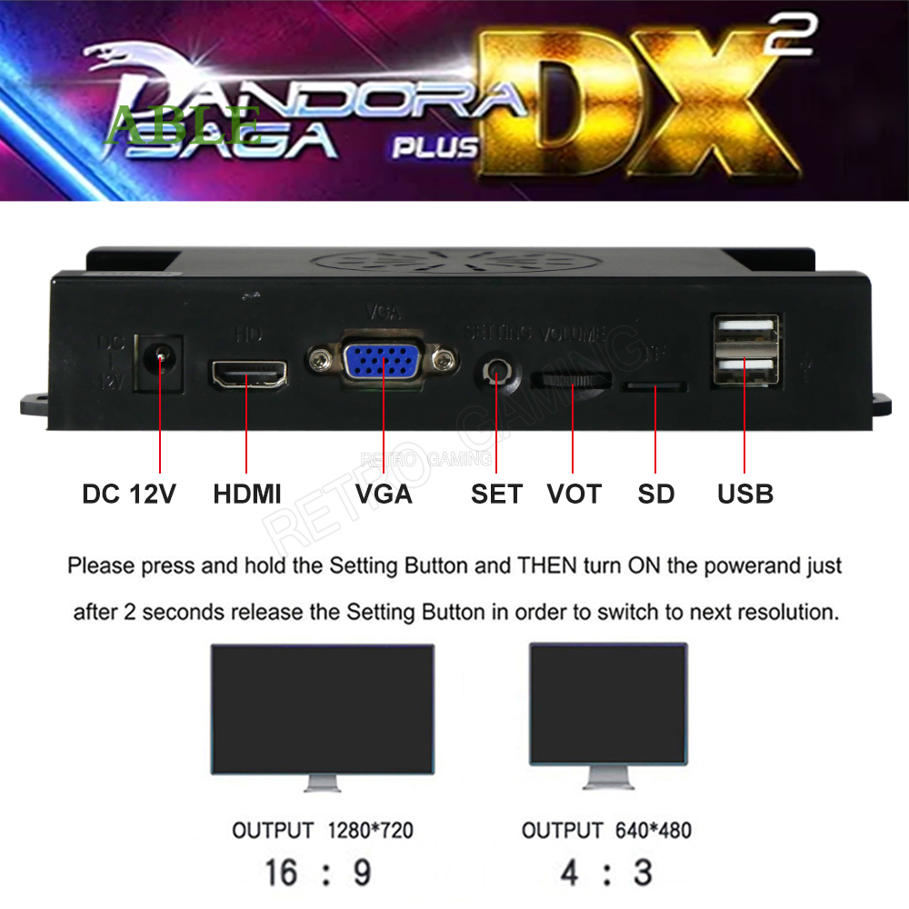 26800 en 1 Pandora Saga Box DX - Trackball Controller Arcade reseña y precio